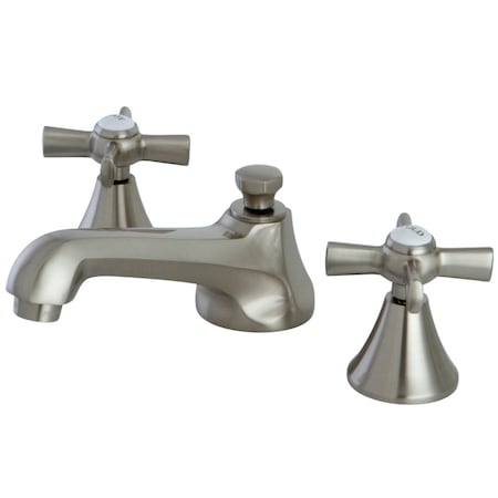 Kingston Brass KS4478ZX 8" Widespread Bathroom Faucet, Brushed Nickel KS4478ZX